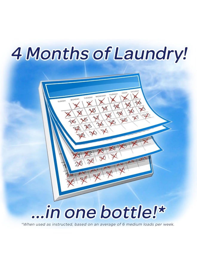 All Liquid Laundry Detergent, Gentle for Baby, Unscented and Hypoallergenic, 2X Concentrated, 100 Loads - Image 3